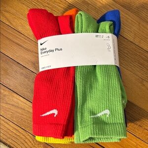 Nike Everyday Plus Men's Multicolor Athletic Socks